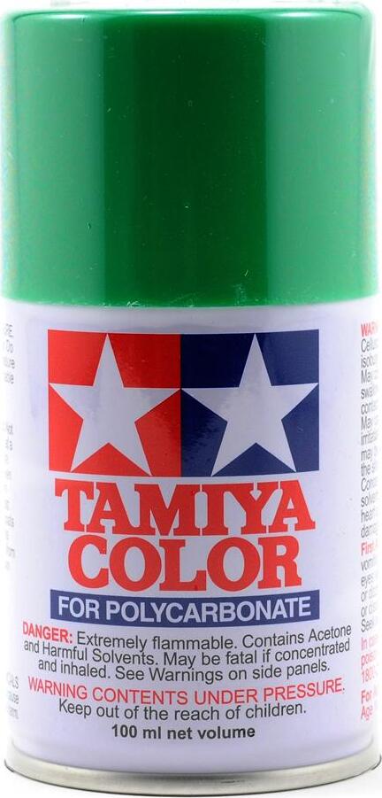 Tamiya PS-25 Bright Green Lexan Spray Paint (100ml)